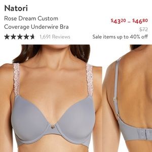 Natori Rose Dream Custom coverage bra | 34C